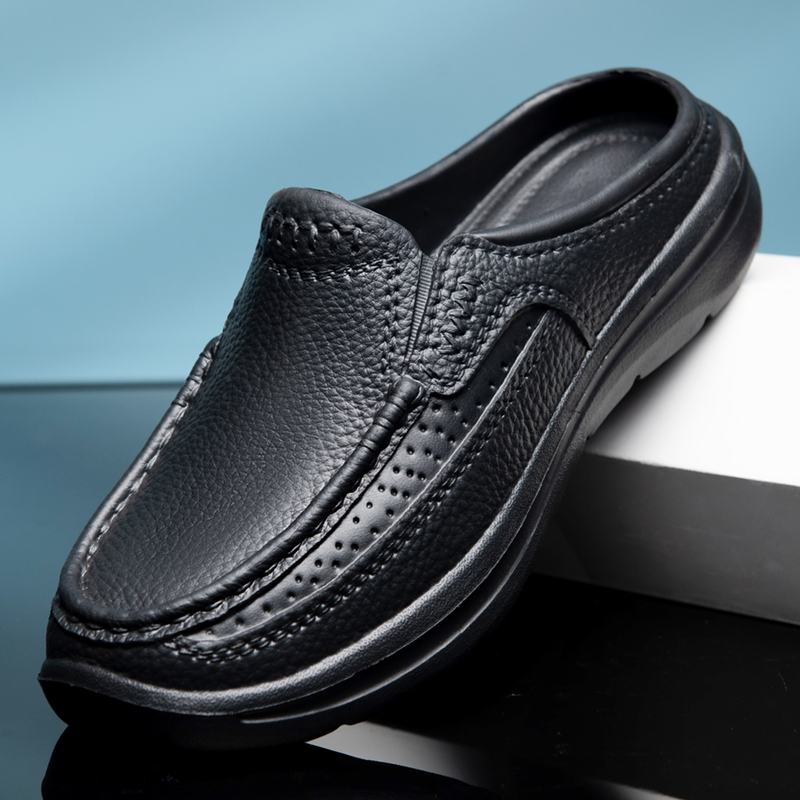 Outdoor Lighting Black - Sandal musim panas, sepatu taman anti