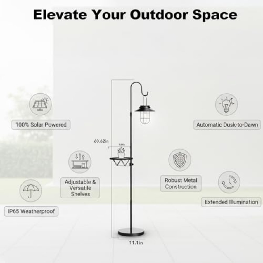Lampu Lantai Tenaga Surya deng - Outdoor Lighting Waterproof ulasan dan harga