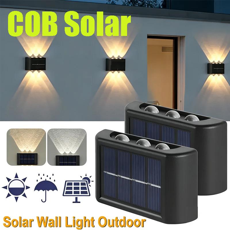 Lampu Dinding Tenaga Surya COB - Outdoor Lighting Waterproof ulasan dan harga