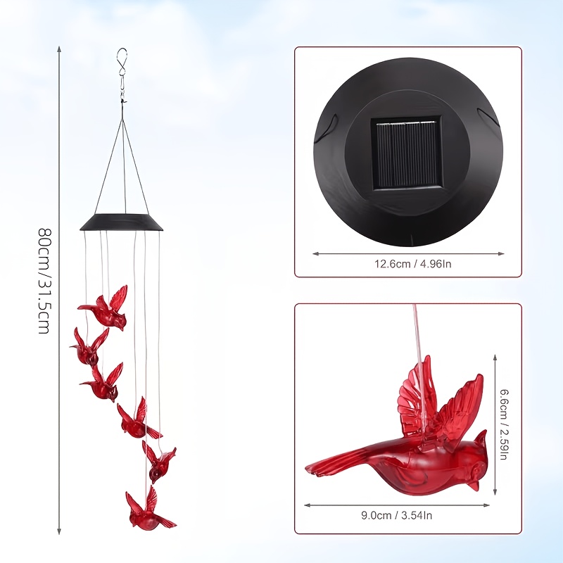 Lampu Lonceng Angin Burung Ber - Outdoor Lighting Waterproof ulasan dan harga